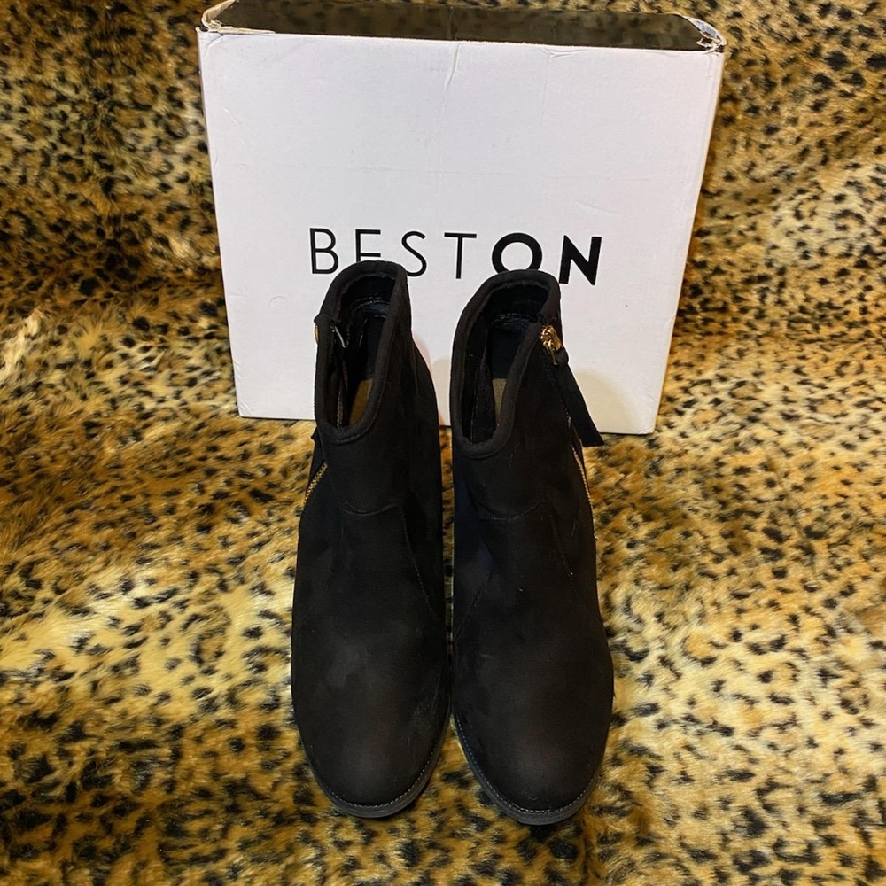 Beston Suede ankle boots - Picture 4 of 6